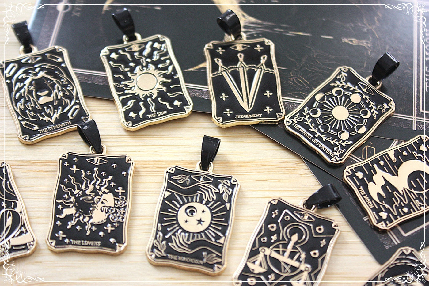Pendentifs cartes tarot