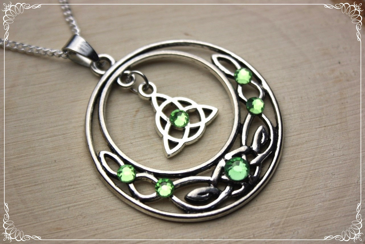 Pendentifs celtiques cercles "Triquetras"