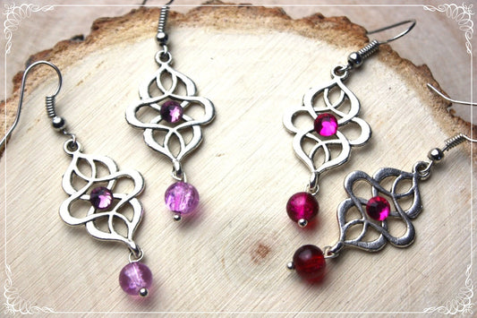 Boucles d'oreilles "Art nouveau"