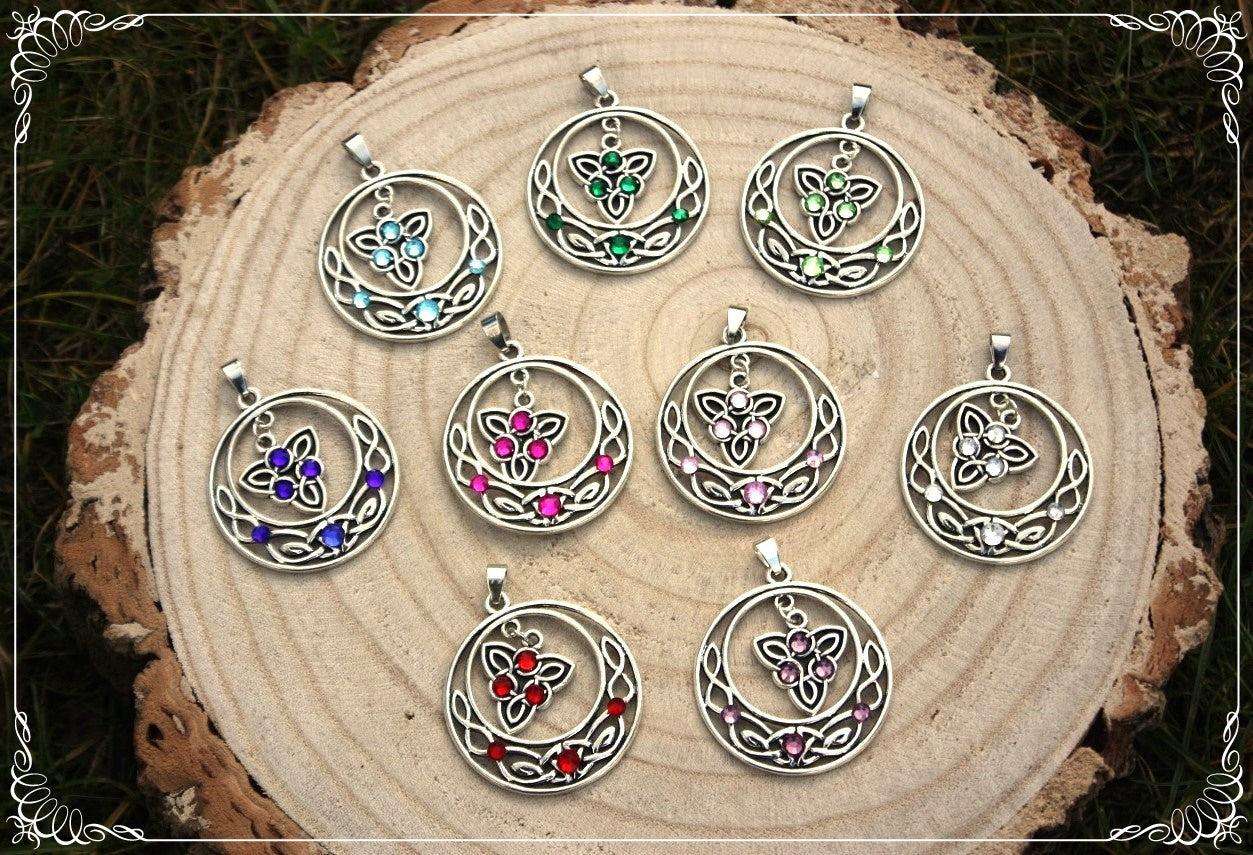 Pendentifs celtiques cercles "Triangles"