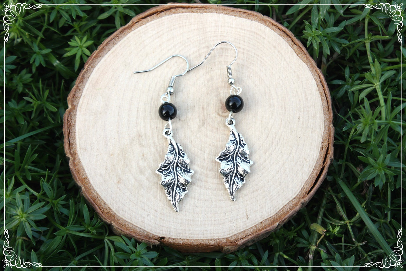 Boucles d'oreilles "Feuilles"