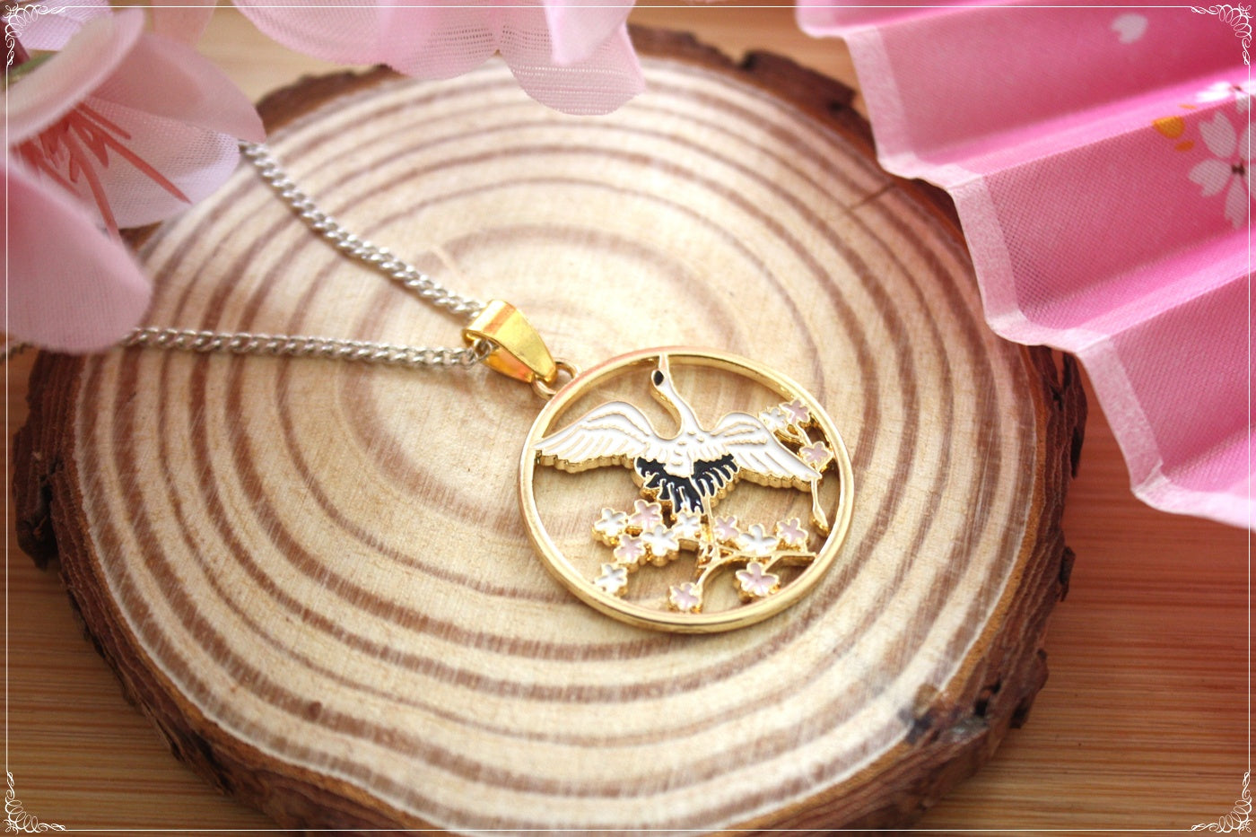 Pendentifs Japon - Carpes Koï - Mont Fuji - Grue japonaise