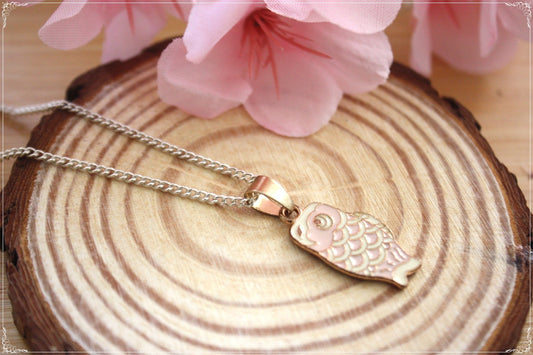Pendentifs Japon "Mont Fuji - Carpes koï "