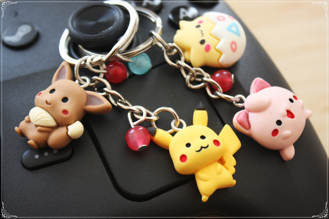 Porte-clés style "Pokémon"