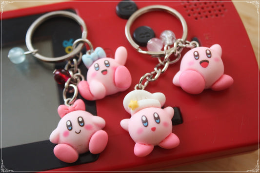 Porte-clés style "Kirby"