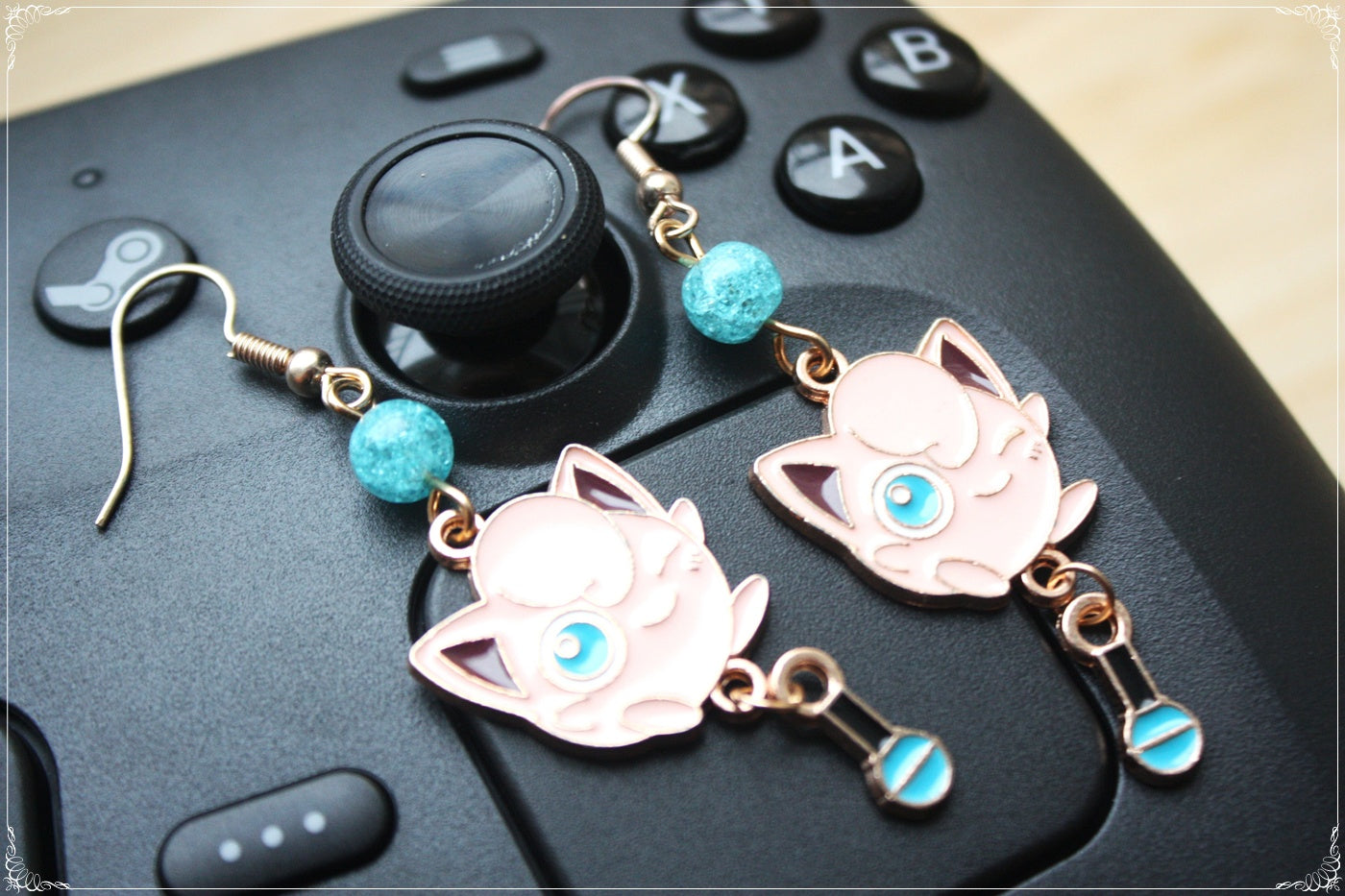 Boucles d'oreilles style "Pokémon"