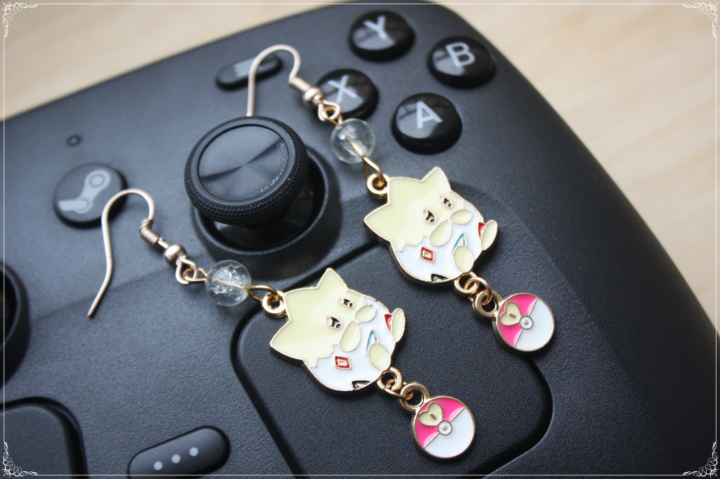 Boucles d'oreilles style "Pokémon"