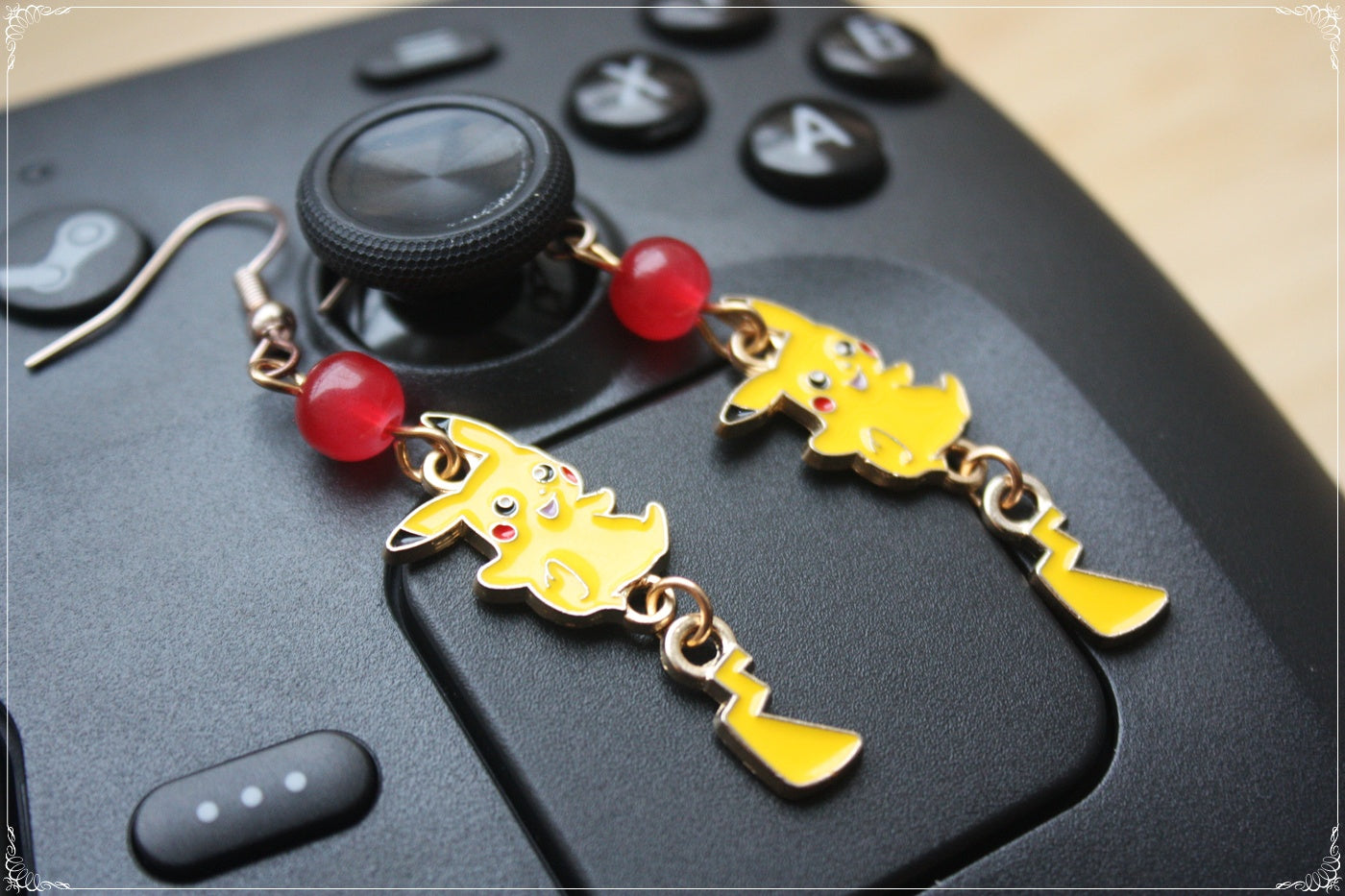 Boucles d'oreilles style "Pokémon"